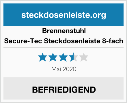 Brennenstuhl Secure-Tec Steckdosenleiste 8-fach Test