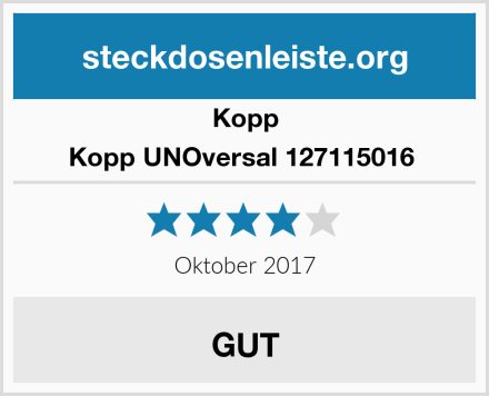Kopp Kopp UNOversal 127115016  Test