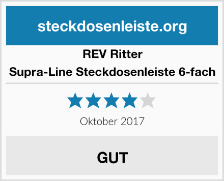 REV Ritter Supra-Line Steckdosenleiste 6-fach Test