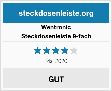 Wentronic Steckdosenleiste 9-fach Test