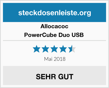 Allocacoc PowerCube Duo USB  Test