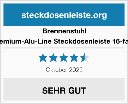 Brennenstuhl Premium-Alu-Line Steckdosenleiste 16-fach Test