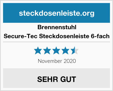 Brennenstuhl Secure-Tec Steckdosenleiste 6-fach Test
