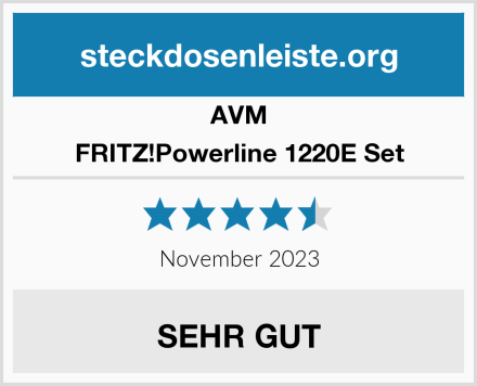 AVM FRITZ!Powerline 1220E Set Test