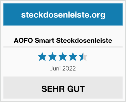  AOFO Smart Steckdosenleiste Test