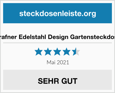  Grafner Edelstahl Design Gartensteckdose Test