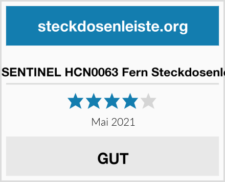  SCS SENTINEL HCN0063 Fern Steckdosenleiste Test
