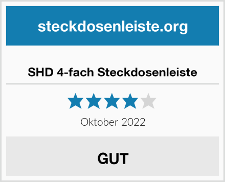  SHD 4-fach Steckdosenleiste Test