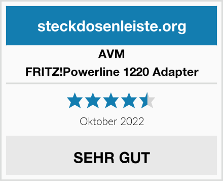 AVM FRITZ!Powerline 1220 Adapter Test