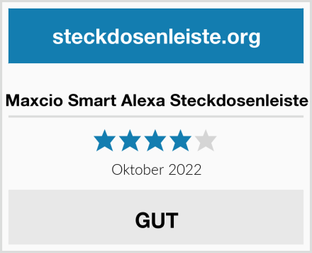  Maxcio Smart Alexa Steckdosenleiste Test