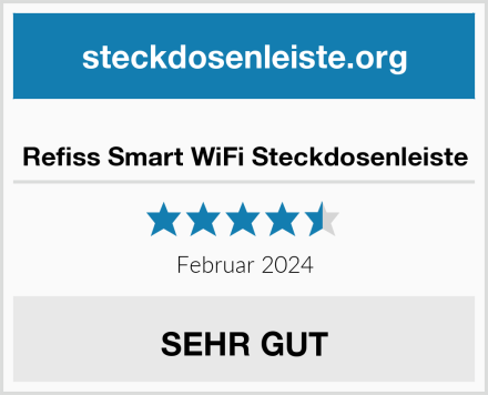  Refiss Smart WiFi Steckdosenleiste Test