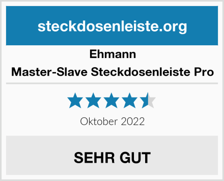 Ehmann Master-Slave Steckdosenleiste Pro Test