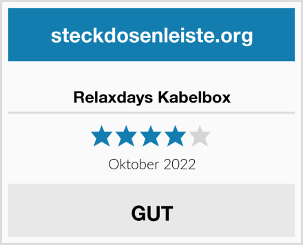  Relaxdays Kabelbox Test