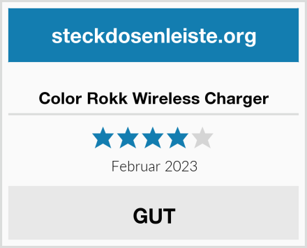  Color Rokk Wireless Charger Test