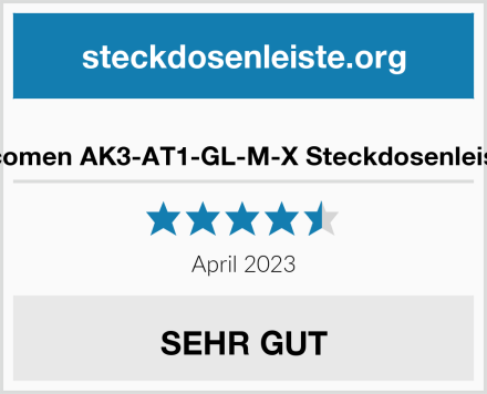  Ucomen AK3-AT1-GL-M-X Steckdosenleiste Test