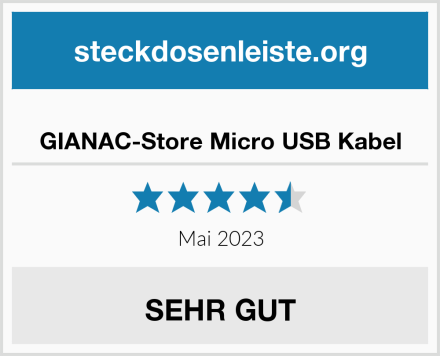 GIANAC-Store Micro USB Kabel Test
