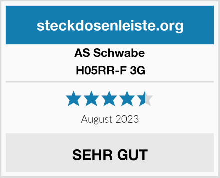 AS Schwabe H05RR-F 3G Test