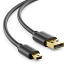 &nbsp; deleyCON 1m Mini USB 2.0 High Speed Kabel