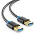 deleyCON 1m USB 3.0 Super Speed Kabel